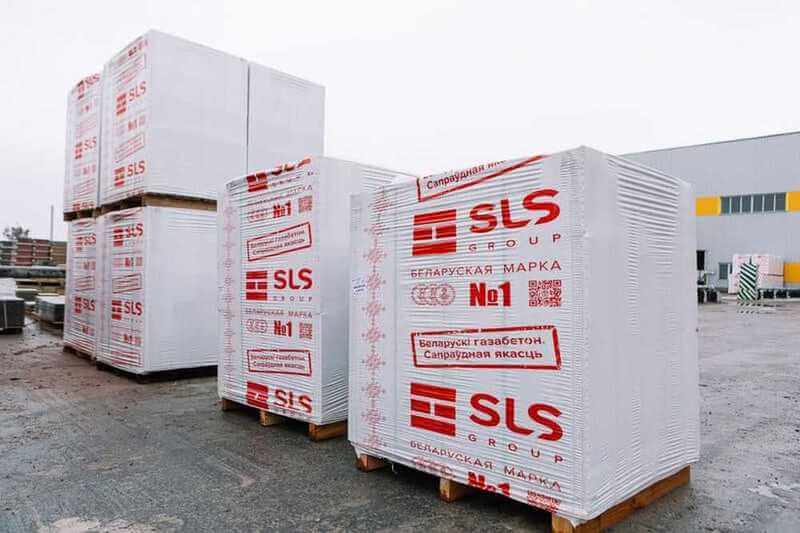Газобетон Белорусский SLS D600 625х400х250 мм фото 1
